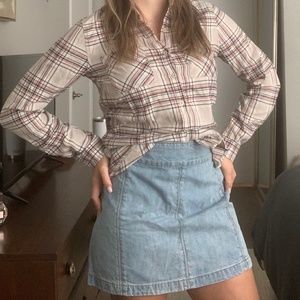 Pink and Cream Flannel - Size M